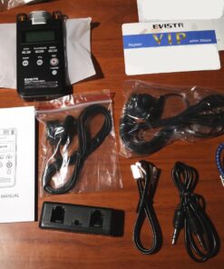 EVISTR Digital Voice Recorder 8GB L53 - 1536KPBS PCM Stereo Audio Recording Device Portable Dictaphone Microphone Gain Controllable Noise Reduction 55 71XULEBdw6L