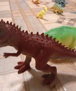 Boley 14 Pk Dinosaur Toys for Kids with Educational Pamphlet - 9" Long Dinosaur Toy Figures for Boys & Girls Ages 3+ 14 Pack + Dino Pamphlet 78 71XUSC28DPL 1