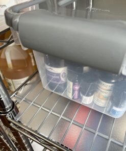 Shelf Liners for Wire Shelf System - Set of 4 in Clear 18 x 36 inch - Plastic Wire Shelving Shelf Mats 18"x36" 4pcs 24 71XUjnkxuxL