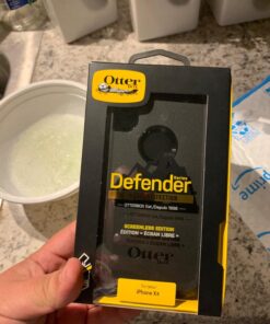 OtterBox iPhone XR Defender Series Case - BLACK, rugged & durable, with port protection, includes holster clip kickstand 58 71XVBAdo2rL