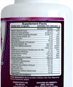 Hair Vibrance Hair Skin and Nails Vitamins - Doctor Formulated with 15000mcg Biotin for Hair Growth and 23 Hair Growth Vitamins for Longer Shiny Full Healthier Hair Skin Nails and Lashes (2 Pack) 1 Count (Pack of 1) 10 71XVJ I neL