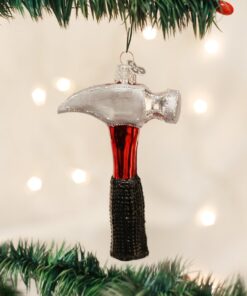 Old World Christmas Contractor Tools Glass Blown Ornaments for Christmas Tree Claw Hammer 5 71XVk97XyOL