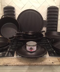 Crisbee Puck® Cast Iron and Carbon Steel Seasoning - Family Made in USA - The Cast Iron Seasoning Oil & Conditioner Preferred by Experts - Maintain a Cleaner Non-Stick Skillet 48 71XVpuq1N6L 1