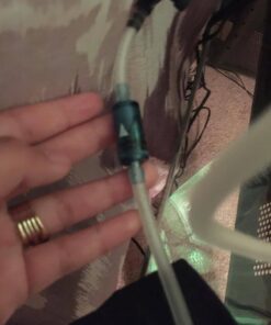 Tetra ColorFusion Starter aquarium Kit 3 Gallons, Half-Moon Shape, With Bubbler And Color-Changing Light Disc 67 71XW90wXmL