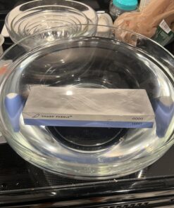 Sharp Pebble Premium Whetstone Knife Sharpening Stone 2 Side Grit 1000/6000 Waterstone- Whetstone Knife Sharpener- NonSlip Bamboo Base & Angle Guide 37 71XWV2DYW4L