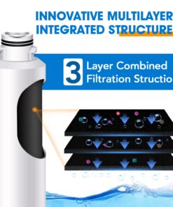 PUREPLUS DA29-00020B Replacement for Samsung DA29-00020A/B, DA29-00020B-1, RF28HMEDBSR, RF263BEAESR, RFG297HDRS, HAF-CIN/EXP, RF4287HARS, RF28HFEDBSR, 469101, RWF0700A Refrigerator Water Filter, 4PACK 30 71XWsanV19L 1