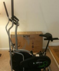 Body Rider Elliptical Machine and Stationary Bike with Seat and Easy Computer, Dual Trainer 2-in-1 Cardio Exercise Machine, Home Gym, Workout Equipment BRD2000, Black & grey, One Size 51 71XWu3TJiYL 1