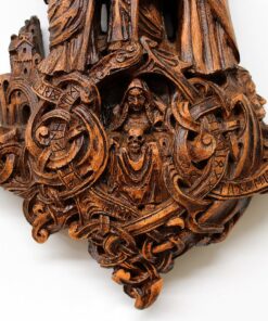 Alternative view of Dryad Design World Tree Yggdrasil Wall Plaque Wood Finish