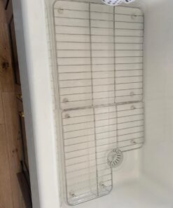 KOHLER 6639-ST Whitehaven Bottom Basin Rack, Steel Sink Racks for 36" Whitehaven Sink, Includes Left and Right Racks, Stainless Steel one-size 39 71XXXPvTLVL