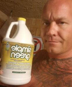 Simple Green 73434010 14010 Industrial Cleaner & Degreaser, Concentrated, Lemon, 1 gal Bottle, 128 Fl Oz (Pack of 1) Transparent 128 Fl Oz (Pack of 1) 27 71XXnOPTdDL 1
