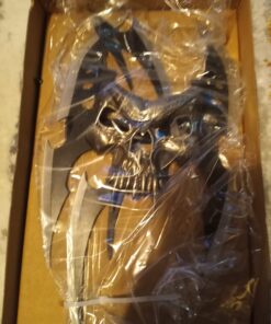 Masters Collection – Fantasy Claw Display Knife – Black and Satin Finish Stainless Steel Blades, Cast Metal Skull, Includes Wood Display Stand, Collectible, Self Defense – MC-2091, 13-Inch 29 71XY MytBAL