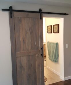 U-MAX 6.6 FT Sliding Barn Wood Door Basic Sliding Track Hardware Kit (Basic "J") 50 71XYDUQZK0L