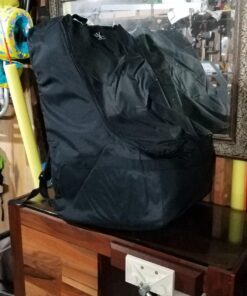 J.L. Childress Ultimate Backpack PREMIUM Padded Car Seat Travel Bag - Thick Padding, Heavy Duty Backpack - Gate Check Bag for Car Seats - Fits All Car Seats & Booster Seats - Black 50 71XYH5hY6ML 1