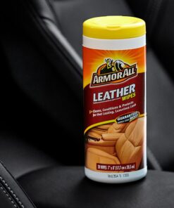Armor All Car Cleaning and Leather Wipes - Interior Cleaner for Cars & Truck & Motorcycle, 25/20 Count (Pack of 2), 18761 Old Style (2x25 Count) 9 71XYiAkcIiL