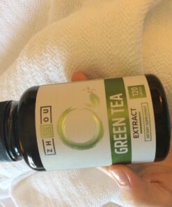 Zhou Green Tea Extract Capsules with EGCG, Natural Energy, Mental Focus, Immune Health, Antioxidant and Heart Support, Non-GMO, Vegan, Gluten Free, 120 Capsules 31 71XZJ36Si L