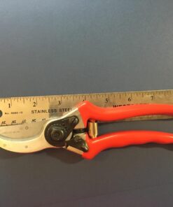 Carbon Steel Bypass Garden Shears - Ultra Sharp Blades with Safety Lock & Comfort Grip - Hand Trimmer with Sap Groove Easily Cuts Through Branches & Stems for Indoor & Outdoor Use 66 71XZJH3hEL