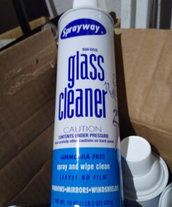 Sprayway Glass Cleaner with Foaming Spray for a Streak-Free Shine for Home and Automotive Use, 19 oz., Pack of 12 12 Pack 35 71XZP6x0MtL
