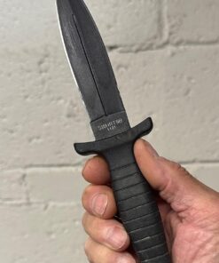 Smith & Wesson SWHRT9B 9in High Carbon S.S. Fixed Blade Knife with 4.7in Dual Edge Blade and TPE Handle for Outdoor, Tactical, Survival and EDC Standard Packaging 43 71XcSUiLxWL
