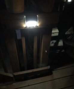 Lightess Solar Stair Lights Outdoor LED Deck Step Lighting Stainless Steel for Paths Patio Pack of 6 Cool White 29 71XdklwwBOL