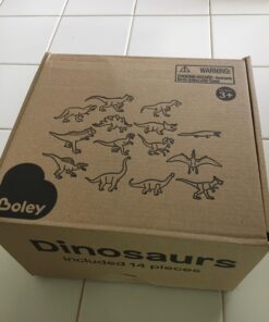 Boley 14 Pk Dinosaur Toys for Kids with Educational Pamphlet - 9" Long Dinosaur Toy Figures for Boys & Girls Ages 3+ 14 Pack + Dino Pamphlet 95 71Xdr75wOpL 1
