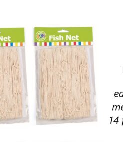 2 Natural Fish Net Party Accessory by Fun Express (2 PACK) (2) 23 71XeE7g2zdL
