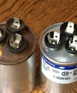 GE Genteq Replacement for Capacitor 30/5 uf 370 volt 97F9833, 370V, 30/5 MFD, Dual Run, Round Capacitor 21 71XeuKRiCgL