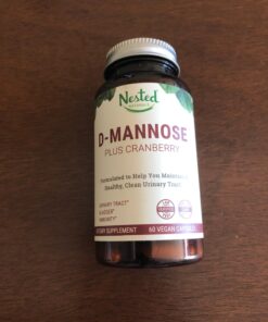 Nested Naturals D-Mannose 500mg Caspules with Cranberry Extract, D Mannose Cranberry Pills, Urinary & Bladder Support, 60 Vegan Capsules 25 71XfdwGDiWL
