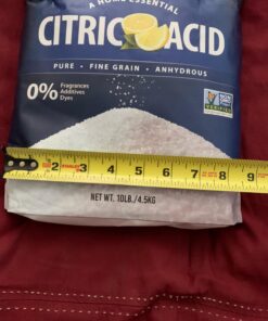 Milliard Citric Acid 10 Pound - 100% Pure Food Grade Non-GMO Project Verified(10 Pound) 226 Serving (Pack of 1) 46 71Xfh3VxAXL