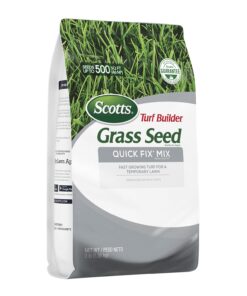 Scotts Turf Builder Grass Seed Quick Fix Mix Fast Growing Turf for a Temporary Lawn, 3 lbs. 3 lb. 37 71XfhDuZ3gS