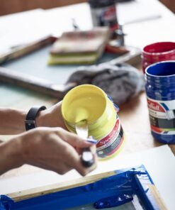 Speedball Fabric Screen Printing Ink, 8-Ounce, White for T-Shirt and Silkscreen Printmaking 27 71XfkEgM77L 1