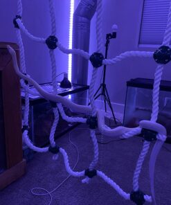 Safe Kidz Cargo Climbing Net, 100% Polyester Rope Ladder, 96" L x 30" W + Drill Bit & Instructions Regular 29 71XgSkEzMaL