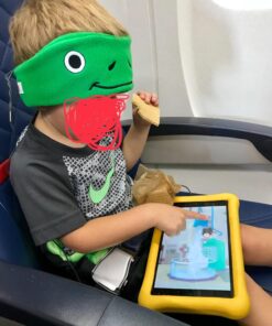 CozyPhones Over The Ear Headband Headphones - Kids Headphones Volume Limited with Thin Speakers & Super Soft Fleece Headband - Green Frog 39 71XhAUaSCnL