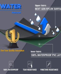 FISHINGSIR Fishing Waders for Men with Boots Womens Chest Waders Waterproof for Hunting with Boot Hanger M06/W08 Green 13 71XhChU8tLL