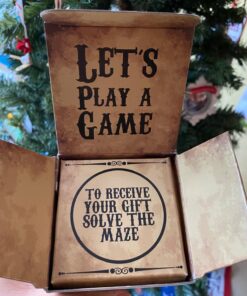 Money Gift Box Puzzle - Most Fun & Annoying Mystery Box for Adults, Money Box for Cash Gift Pull for Kids, Money Maze Puzzle Box for Adults Cash Gift for Kids with Well-Crafted Package Money Maze Box Blue 36 71XiBKodr4L