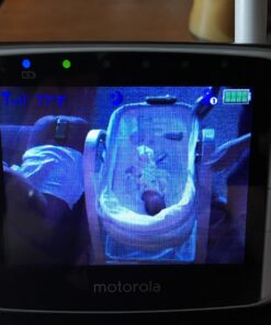 Motorola MBP36S Remote Wireless Video Baby Monitor with 3.5-Inch Color LCD Screen, Remote Camera Pan, Tilt, and Zoom 1-Camera 43 71XiE7OTibL