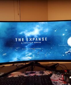 Sceptre 34-Inch Curved Ultrawide WQHD Monitor 3440 x 1440 R1500 up to 165Hz DisplayPort x2 99% sRGB 1ms Picture by Picture, Machine Black 2023 (C345B-QUT168) 34" Curved WQHD 165Hz 36 71XikU1bziL