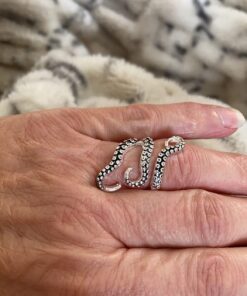 Vintage Titanium Steel Octopus Sea Monster Squid Kraken Punk Antique Ring Retro 29 71XikV9knsL