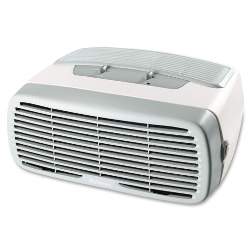 Holmes Desktop HEPA-Type Filter & Optional Ionizer, Air Purifier, Cream White
