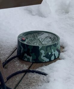 Petfactors Heated Pet Bowl, Outdoor Pet Thermal Water Bowl, Dog Cat Heated Water Bowl with 69 Inch Chew Resistant Cord and Waterproof ON/Off Switch Camouflage 32 71XjTnIXSDL
