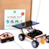 Pica Toys Solar-Powered Car V1, Wooden STEM Kit with Wireless Remote Control for Boys and Girls, Hybrid Powered by Solar Power and Batteries, Educational Motor Toy Gift for Kids Aged 8-12 Classic 47 71XkO698znS