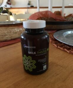 Organic Milk Thistle Capsules, 1500mg 4X Concentrated Extract with Silymarin is The Strongest Milk Thistle Supplement Available. Great for Liver Cleanse! 120 Vegetarian Capsules 31 71XkhDMTsL