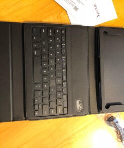 Alpatronix iPad Case with Keyboard, 9.7 inch KX130 Leather iPad Cover w/Detachable Wireless Bluetooth Keyboard Compatible w/Apple iPad 6 (2018)/iPad 5 (2017)/iPad Pro 9.7 & iPad Air 2&1-Black iPad 6/5, iPad Pro 9.7", iPad Air 2/1 (9.7-inch) Black 63 71XkilfIYdL