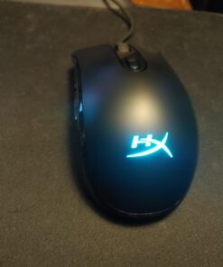 HyperX Pulsefire Core - RGB Gaming Mouse, Software Controlled RGB Light Effects & Macro Customization, Pixart 3327 Sensor up to 6,200DPI, 7 Programmable Buttons, Mouse Weight 87g,Black Black 35 71XlWO0qh0L