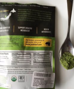 Jade Leaf Matcha Organic Ceremonial Grade Green Tea Powder - Barista Edition For Cafe Quality Tea & Lattes - Authentic Japanese Origin (3.53 Ounce Pouch) Ceremonial Barista (Tin) 3.53 Ounce (Pack of 1) 46 71Xm6YQ5H L 1