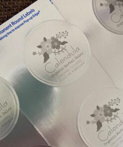 Avery Printable Embossed Foil Round Labels, 2" Diameter, Silver, 96 Customizable Labels (22824) 21 71Xmf6HZwaL