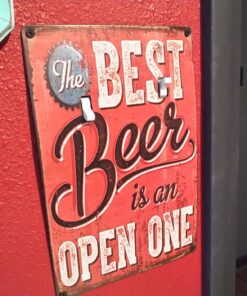 ERLOOD Best Beer Vintage Funny Home Decor Tin Sign Retro Metal Bar Pub Poster 8 x 12 22 71XnN58ECqL