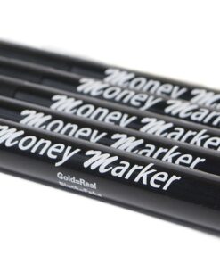 Money Marker (5 Counterfeit Pens) - Counterfeit Bill Detector Pen with Upgraded Chisel Tip - Detect Fake Counterfit Bills, Universal False Currency Pen Detector Pack 1 24 71XnmIYsPVL