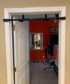 Sagler Pull up bar Doorway Heavy Duty Chin up bar Trainer for Home Gym Doorway Pull up bar or dip bar 28 71XpIJ9gIeL