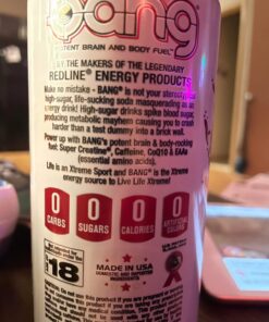 Bang Energy Black Cherry Vanilla, Sugar-Free Energy Drink, 16-Ounce (Pack of 12) 16 Ounce (Pack of 12) 40 71XpTP2UqRL