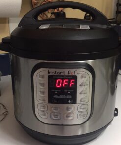 Instant Pot Duo 7-in-1 Electric Pressure Cooker, Slow Cooker, Rice Cooker, Steamer, Sauté, Yogurt Maker, Warmer & Sterilizer, Includes App With Over 800 Recipes, Stainless Steel, 6 Quart 6QT 80 71XpwaBdq4L 1